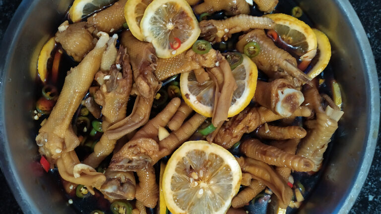 Delicious Lemon Chicken Claws 2 lemon chicken claws